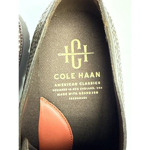 NEW Cole Haan Mens 8.5M American Classics Longwing Oxfords Truffle Egret Brown - Picture 5 of 9